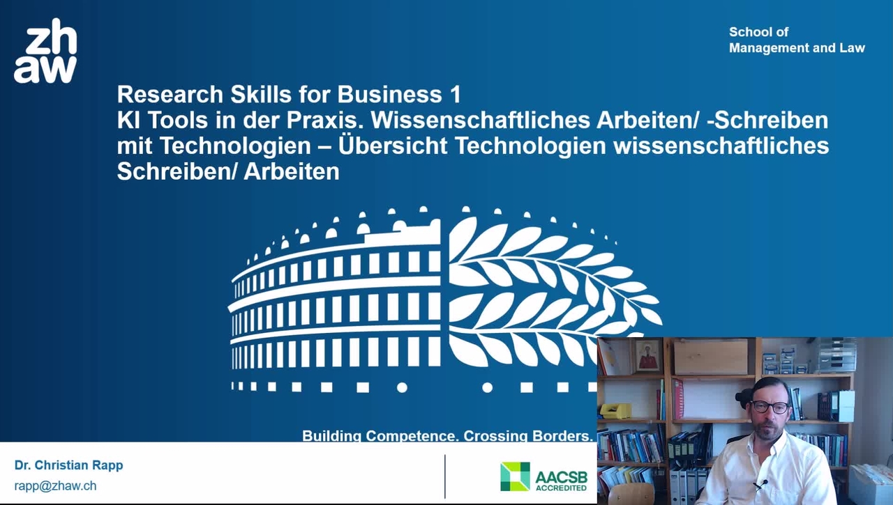 KI Tools in der Praxis. Wissenschaftliches Arbeiten/ -Schreiben mit Technologien – Übersicht Technologien wissenschaftliches Schreiben/ Arbeiten 