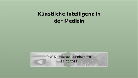 Thumbnail for Künstliche Intelligenz in der Medizin