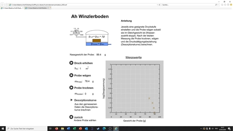 Thumbnail for Flash Desorptionskurve Winzlerboden