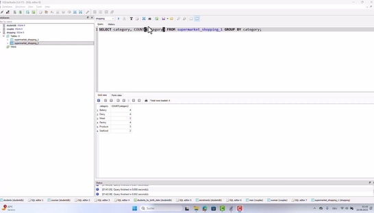 DVU IntroSQL 14 -- Übung