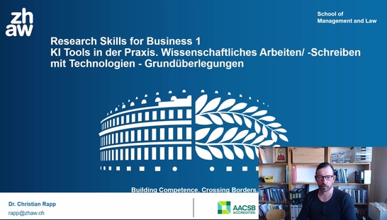 KI Tools in der Praxis. Wissenschaftliches Arbeiten/ -Schreiben mit Technologien - Grundüberlegungen