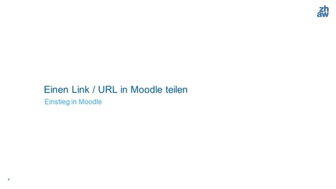 Thumbnail for Einen Link/URL in Moodle teilen
