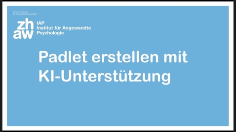 Thumbnail for Padlet mit KI-Unterstützung erstellen