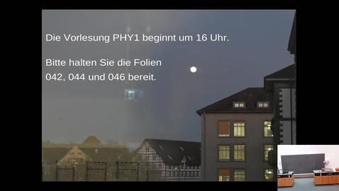 Thumbnail for PHY1 042 Kinematik Beispiele (ab Kreis)