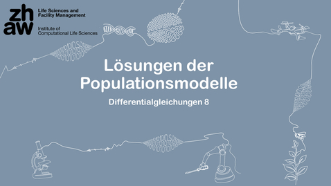 Thumbnail for Differentialgleichungen 08: Loesungen der Populationsmodelle