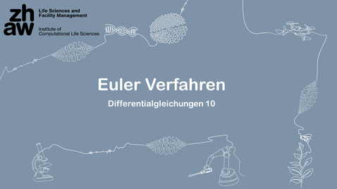 Thumbnail for Differentialgleichungen 10: Euler Verfahren
