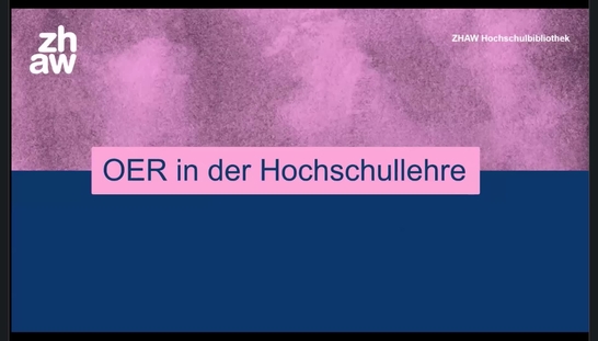 OER nach dem Mittag (Aufzeichnung der Online-Veranstaltung)