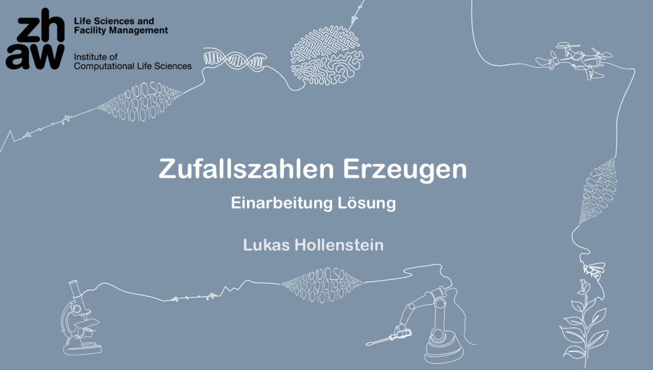 10 Zufallszahlen Erzeugen - Einarbeitung Lösung