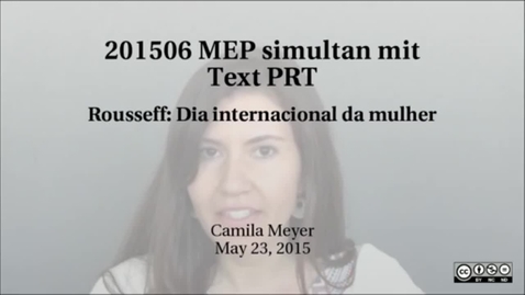 Thumbnail for 201506 MEP simultan mit Text PRT