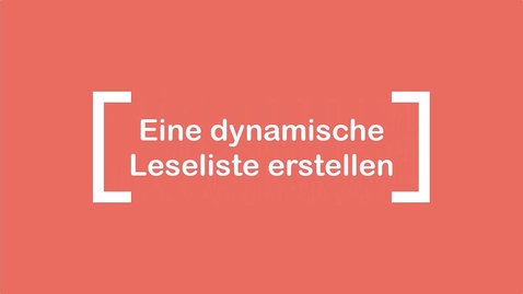 Thumbnail for Was muss ich eigentlich noch alles lesen?!