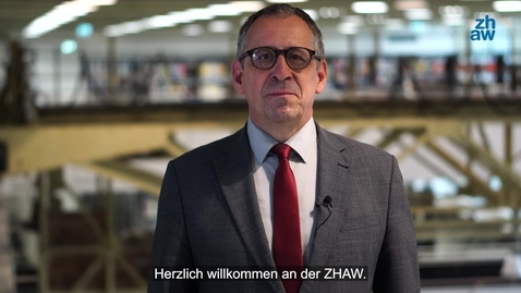 Thumbnail for Begrüssungsvideo des Rektors für neue Mitarbeitende