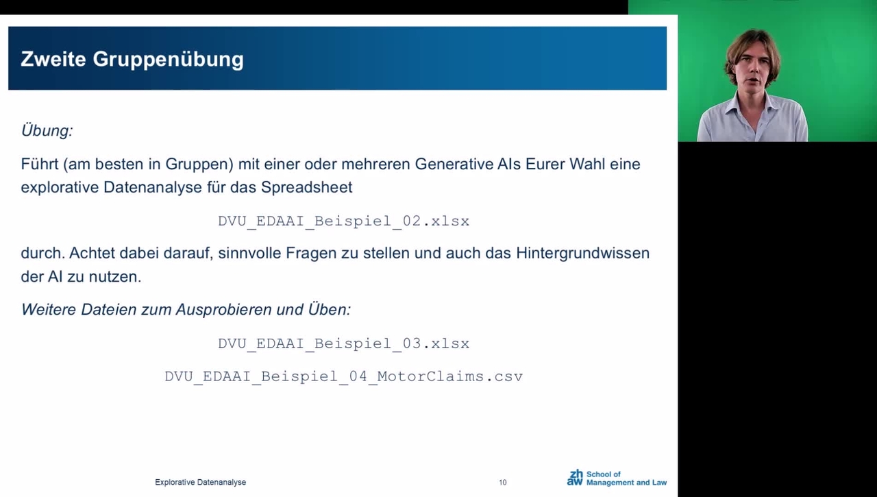 DVU EDAAI 09 – Zweite Gruppenübung