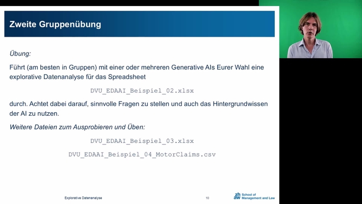 DVU EDAAI 09 – Zweite Gruppenübung