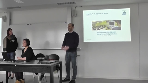 Thumbnail for Übersicht zu Blended Learning an der ZHAW