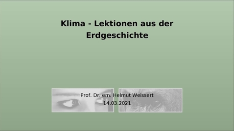 Thumbnail for Klima - Lektionen aus der Erdgeschichte