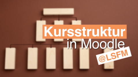 Thumbnail for Moodle Kursstruktur mit Fenja Talirz