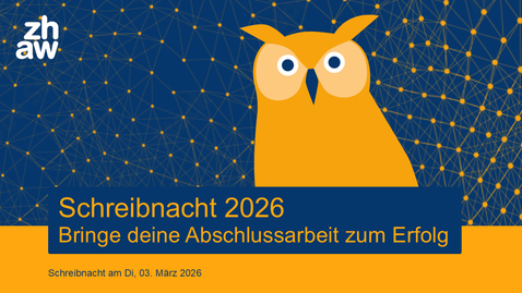 Thumbnail for Dispositionen, BA- und MA-Thesen leicht(er) gemacht mit Thesis Writer - Schreibnacht 2026