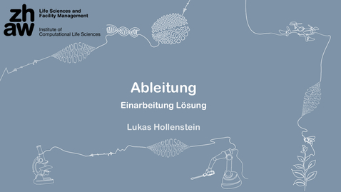 Thumbnail for 05 Ableitung - Einarbeitung Lösung