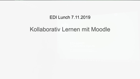 Thumbnail for Kollaborativ Lernen mit Moodle
