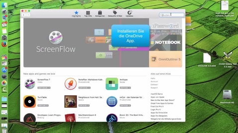 Thumbnail for OneDrive auf Mac synchronisieren