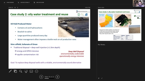 Thumbnail for Session 2 - Nature-based solutions for wastewater reuse