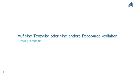 Thumbnail for Auf eine Textseite oder eine andere Ressource verlinken