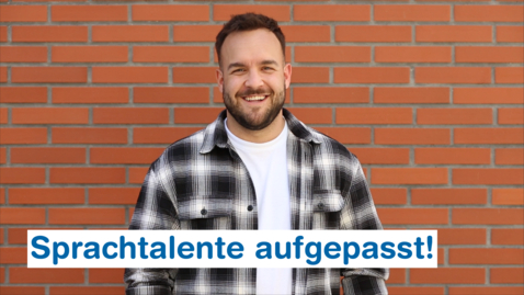 Thumbnail for Sprachtalente aufgepasst!