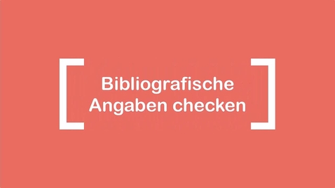 Thumbnail for Fehlen Infos für das Literaturverzeichnis?