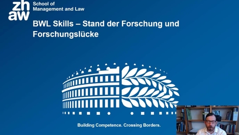 Thumbnail for BWL Skills Stand der Forschung und Forschungslücke I/III