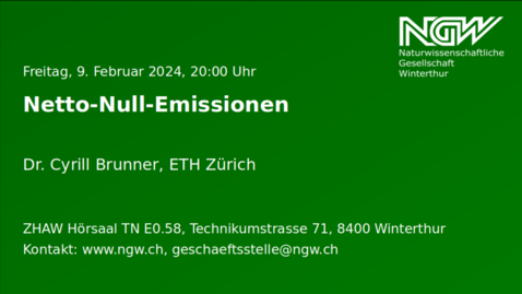 Thumbnail for Cyril Brunner: Netto-Null-Emissionen