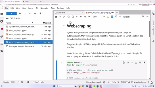 DVU PY 11 – Scraping
