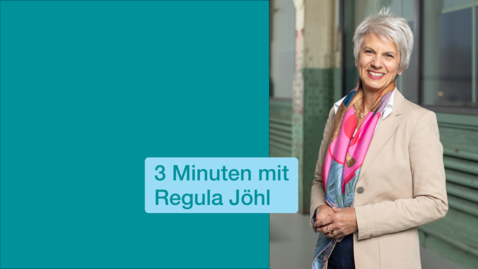 Thumbnail for 3 Minuten mit Regula Jöhl