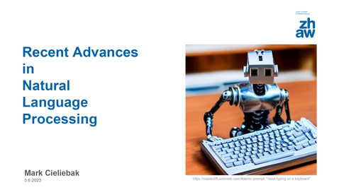 Thumbnail for EATAW conference 23, Keynote: Mark Cielibak: Are machines the better essay writers?