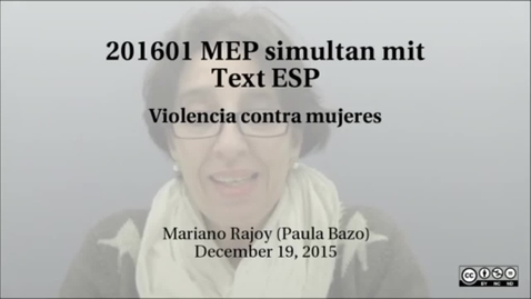 Thumbnail for 201601 MEP simultan mit Text ESP