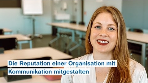 Thumbnail for Nina Braunwalder studiert in der Mastervertiefungsrichtung Organisationskommunikation an der ZHAW.