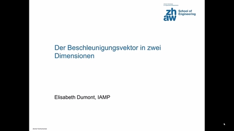 Thumbnail for 2.3.4. Beschleunigung in 2d