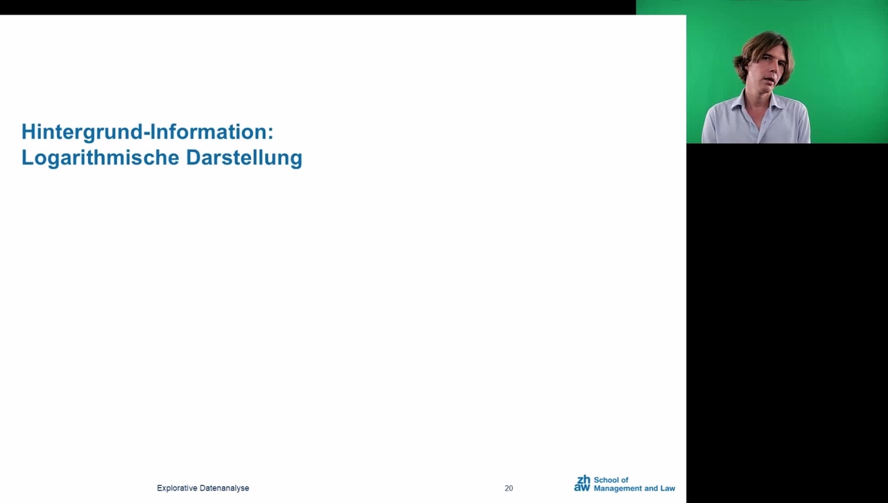 DVU EDAAI 11 – Hintergrund: Logarithmische Darstellung