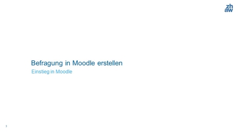 Thumbnail for Befragung in Moodle erstellen