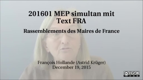 Thumbnail for 201601 MEP simultan mit Text FRA