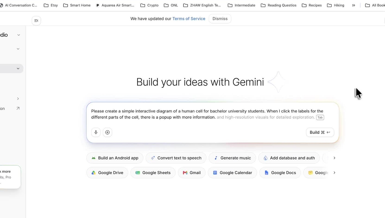 Buidling with Google AI Studio