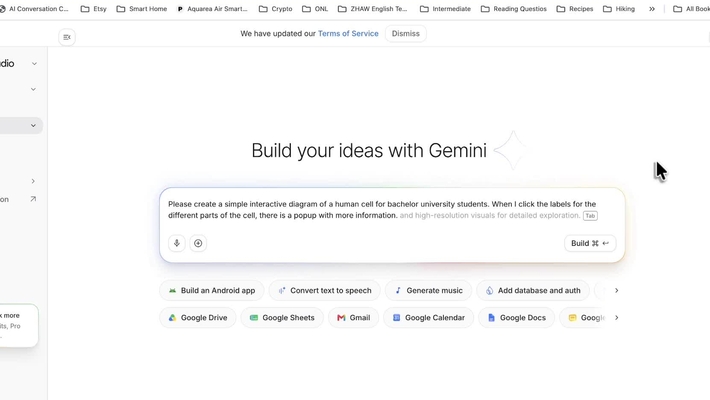 Buidling with Google AI Studio