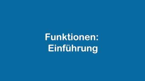 Thumbnail for Gleichungen - Einführung