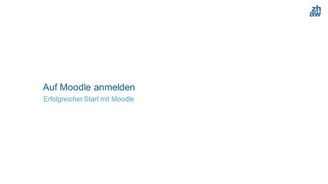 Thumbnail for Auf Moodle anmelden
