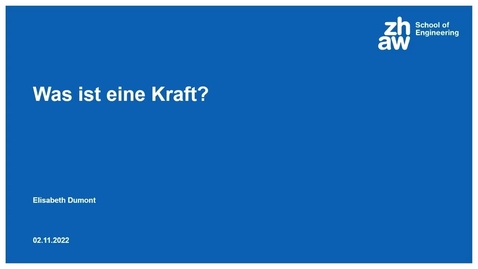 Thumbnail for 4.1.1. Was ist eine Kraft?