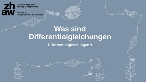Thumbnail for Differentialgleichungen 01: Was sind Differentialgleichungen?