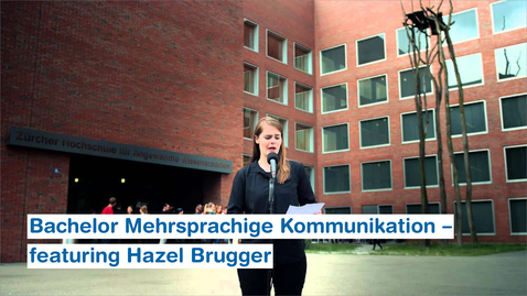 Thumbnail for Bachelor Mehrsprachige Kommunikation – featuring Hazel Brugger