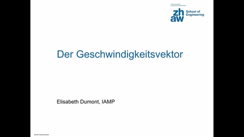 Thumbnail for 2.1.3. Geschwindigkeitsvektor im Bewegungsdiagramm