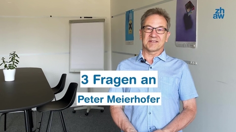 Thumbnail for 3 Fragen an Peter Meierhofer