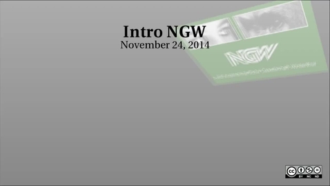 Thumbnail for Intro NGW