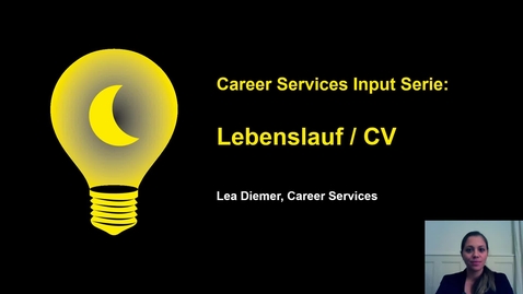Thumbnail for Lebenslauf